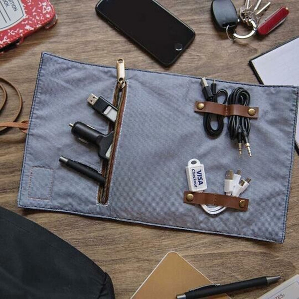 Fairlife Milk Origaudio Presidio Collection Ruckman Electronic Travel Roll NWT