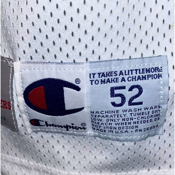 Philadelphia 76ers 96-97 Game Issued Jersey Sz 52 +4 Iverson Rookie Season