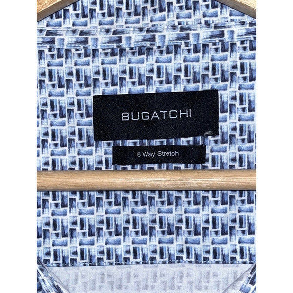Bugatchi OoohCotton Tech Polo Shirt 2XL 8-Way Stretch Performance NWOT
