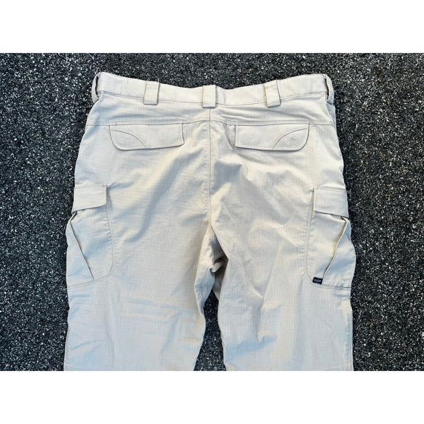 5.11 Tactical Stryke Pants Mens 40x30 Khaki Cargo Ripstop Regular Fit EUC