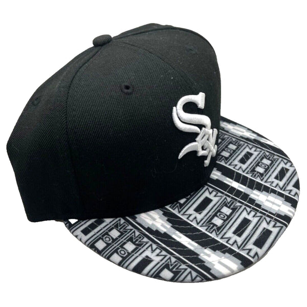 Chicago White Sox New Era Snapback Hat Aztec Tribal Brim NWT MLB