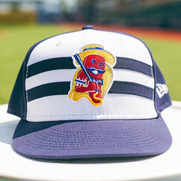 Brooklyn Cyclones New Era Coney Island Franks Hat Game Worn Noah Hall Sz. 7 3/8