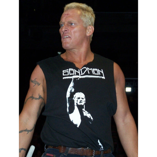 Vintage ECW The Sandman Shirt Adult XL Black Wrestling