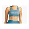 Peloton Women's Sz Small Heathered Teal Strappy Back Sports Bra (FA121) NWT