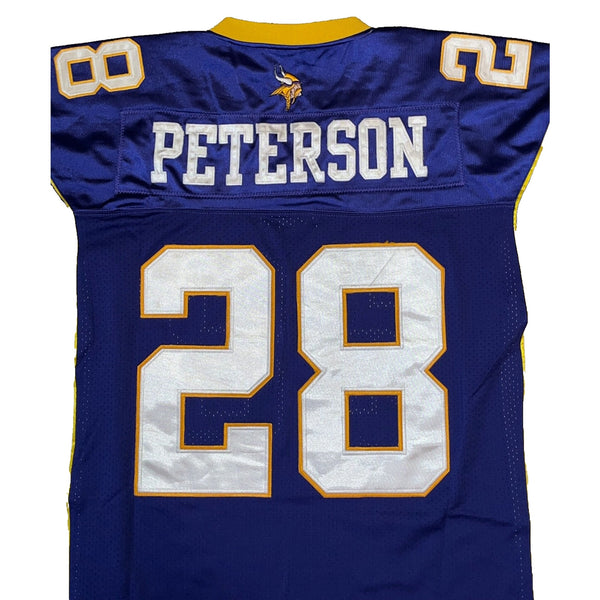 Minnesota Vikings Adrian Peterson #28 Reebok NFL Jersey Sz. 54 3XL Deadstock Y2K