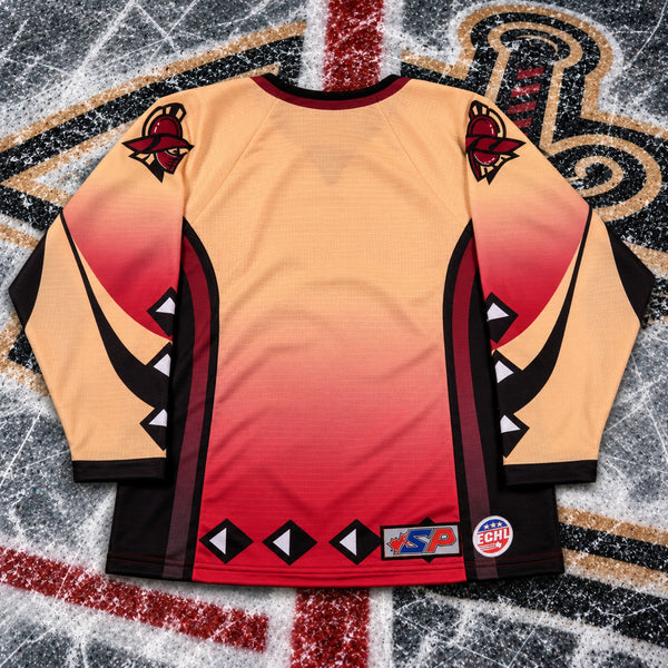 Gwinnett Gladiators Fifth Anniversary SP Hockey Jersey Men's Large ECHL Atlanta