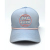 Bat Bros Baseballism Five Panel Snapback Hat Light Blue Rare EUC