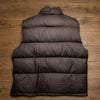 Polo Ralph Lauren Hooded Down Puffer Vest Brown Quilted Vintage Men's Medium