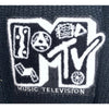 MTV Sweater Cable Knit 1989 Music Grunge Vintage Black Sz. XL