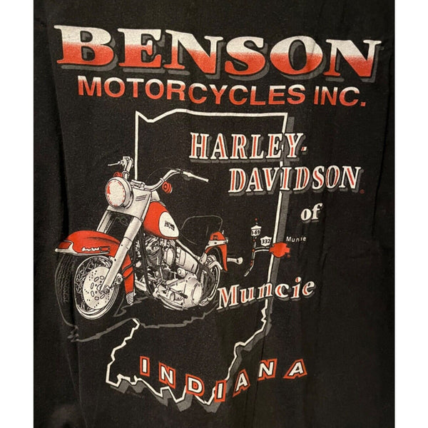 Harley Davidson 100 Years Idea To Icon XL Rare Biker Hanes Beefy-T T Shirt