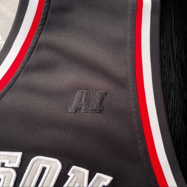 Allen Iverson AI I3 The Answer Reebok Jersey Mens Large Black Vintage Y2K Rare