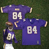 Randy Moss Minnesota Vikings Reebok Jersey Youth Large NFL Purple Vintage