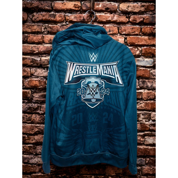WWE WrestleMania XL 2024 Pro Sphere Hoodie Mens L Philadelphia Green NWOT