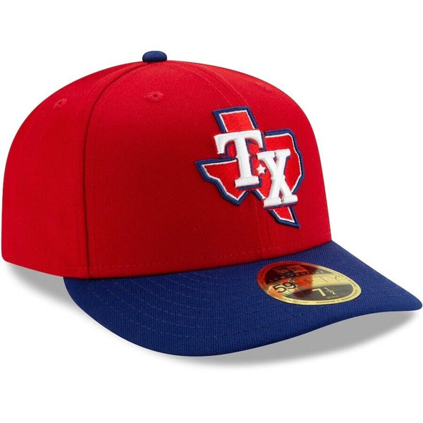 Texas Rangers New Era 59Fifty On Field Low Profile Fitted Hat 7 3/4