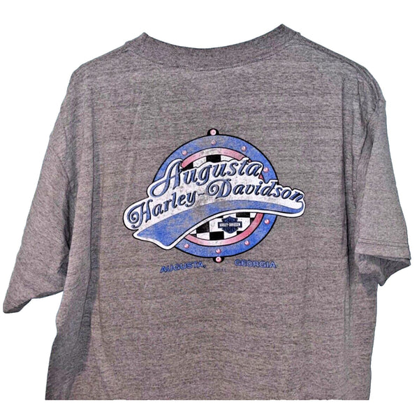 Harley Davidson America’s Motorcycles Augusta Georgia XL Biker T Shirt Tee