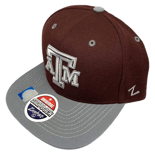 Texas A&M Aggies Zephyr Hat Snapback Cap NWT