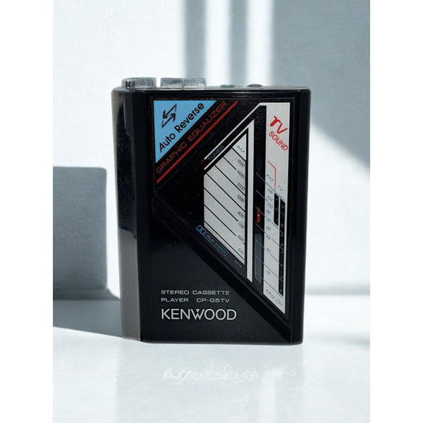Kenwood CP-G5TV Portable Cassette Player TV Sound AM/FM Auto Reverse Japan