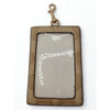 Coach F63274 Signature Canvas ID Lanyard Card Holder Chalk No Strap