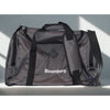 Bloomberg Duffle Gym Bag Black Gray Shoulder Travel Overnight NWOT