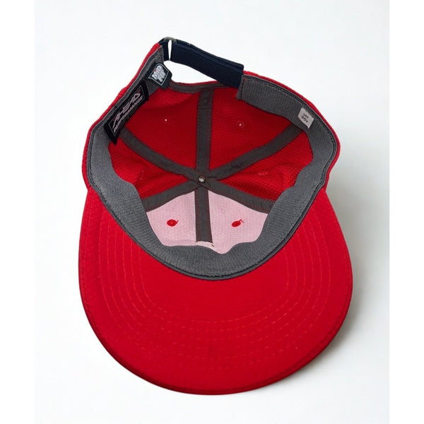 The Ritz-Carlton Grand Cayman Ahead Performance Hat Red Adjustable Golf Cap EUC