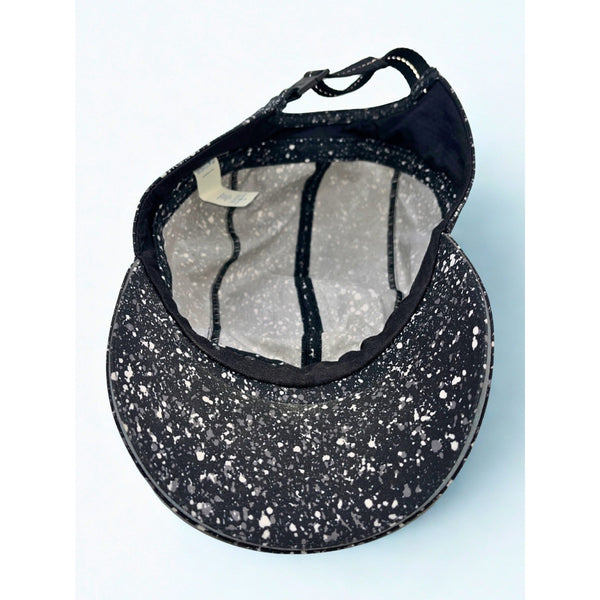 Lululemon Race To Place Run Hat 2.0 Black White Splatter EUC Adjustable
