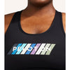 Peloton Womens Small Black SU221 Pace High Neck Sports Bra NWT