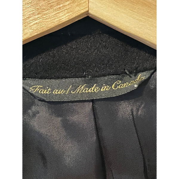 Saks Fifth Avenue Loro Piana Cashmere Stuartwood Blazer 48L Black Made Canada