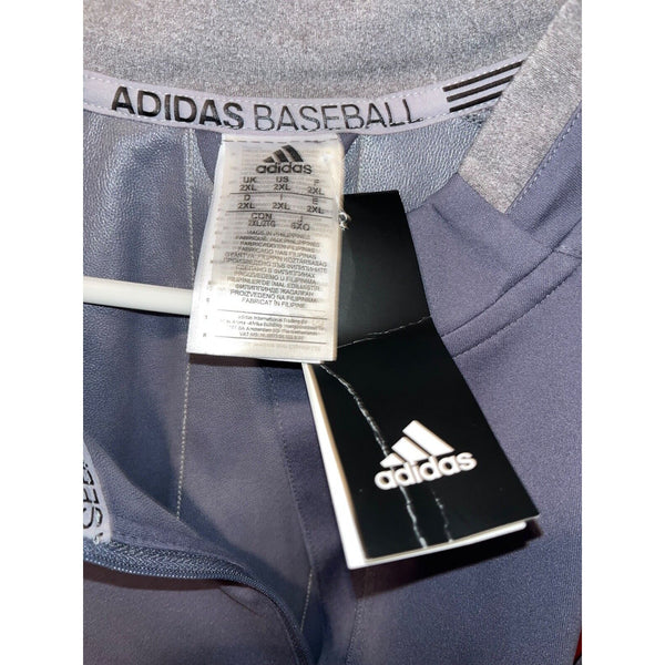 Rutgers University Adidas 1/4 Zip Long Sleeve Windbreaker NCAA Baseball Sz. 2XL