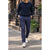 Scotch & Soda Mott Pants Men 34x32 Blue Red Pinstripe Wool Blend Slim Fit Chino