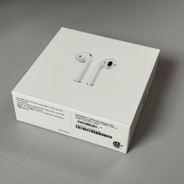 Apple AirPods 2nd Generation A2031 A2032 A1602 MV7N2AM/A w/ Case EUC Boxed