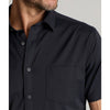 UNTUCKit Gironde Performance Short Sleeve Shirt Black XL NWOT Stretch