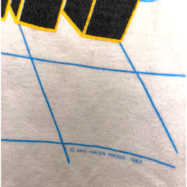 Van Halen Tour Live 3/4 Sleeve Thin T Shirt Anvil Adult Size S Vintage 1982