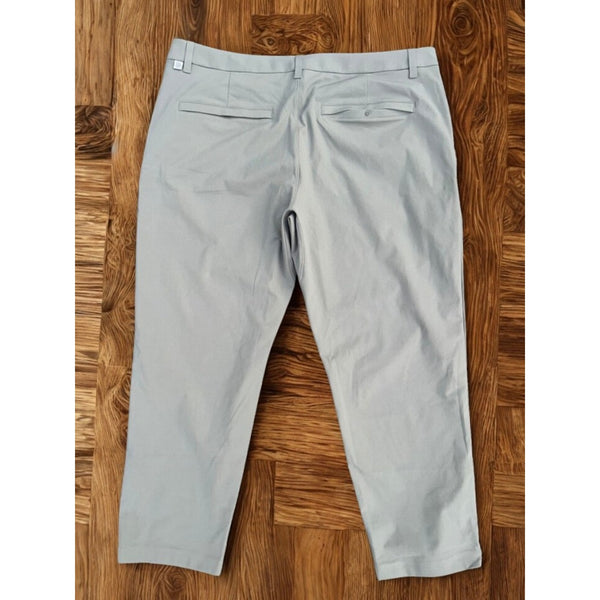 Lululemon ABC Classic-Fit Trouser 26” Warpstreme Silver Drop Men’s Sz 38 NWOT
