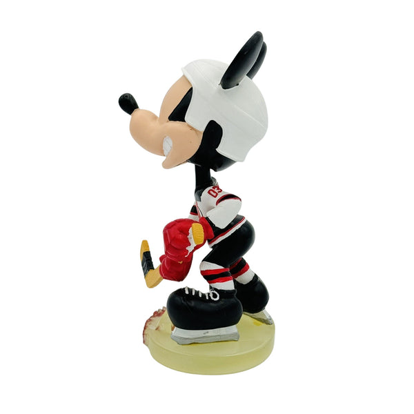 Disney Face Off Mickey Mouse NJ Devils Hockey Player 7" Bobble Head 2003