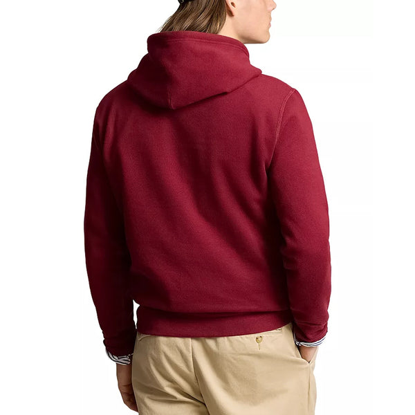 Polo Ralph Lauren RL Fleece Hoodie Burgundy Mens Size L