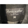 VTG Forecaster Of Boston Pea Coat Jacket Women 10 Black Wool Double Breasted USA