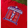 Philadelphia Phillies MLB 2007 NL East Champions Majestic T-Shirt Sz. XL Red