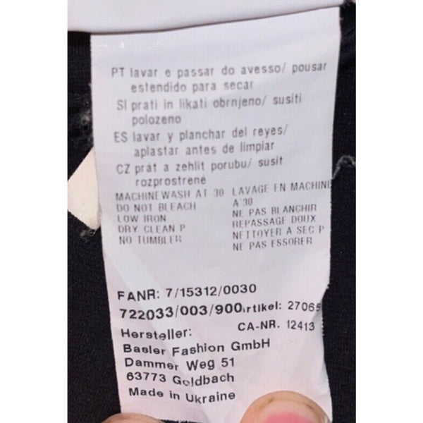 Basler Women Black Dress Pants 44 french