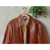 Polo Ralph Lauren A-2 Brown Leather Bomber Jacket Sz L Vintage EUC