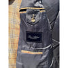 Ben Silver Holland & Sherry Silk Linen Wool Plaid Sport Coat 42L Made in USA