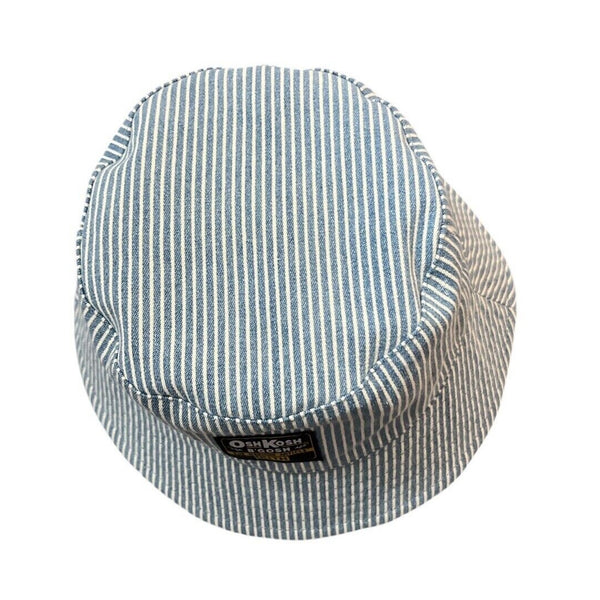 OshKosh B'Gosh By KITH Kids Ltd Edition Collab Bucket Hat Blue Striped Kids OSFA