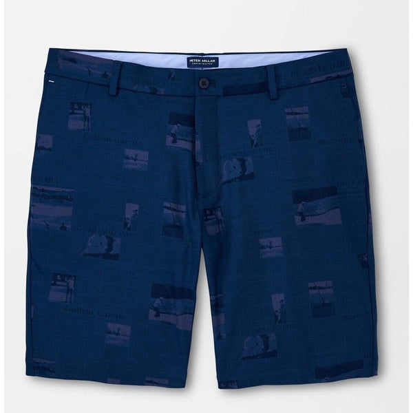 Peter Millar Surge Course Journal Performance Golf Shorts Navy 40 NWT $110 MSRP
