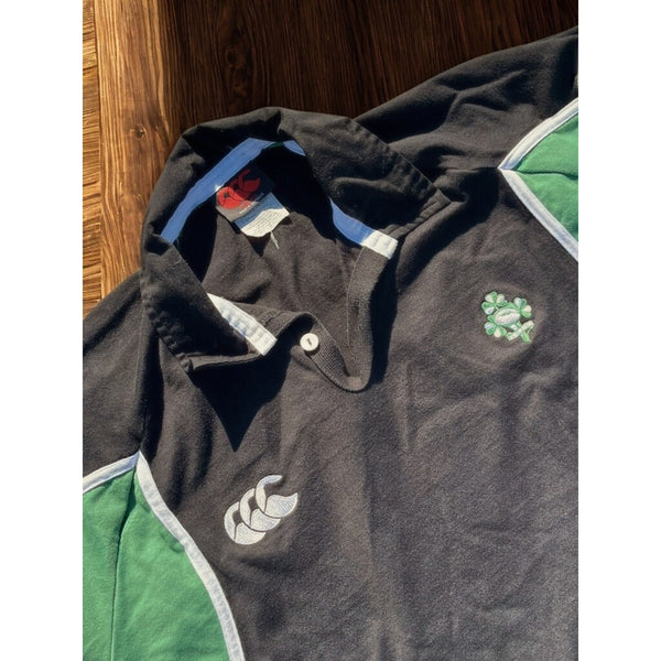 Canterbury Ireland Rugby Jersey Long Sleeve CCC 2XL Made in Australia Vintage