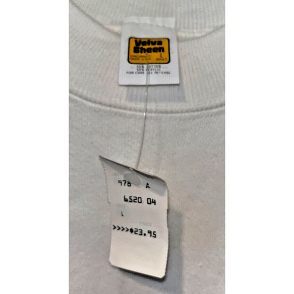 Brown University Sweatshirt Velva Sheen Sz. L Vintage 80s Deadstock NWT