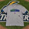 Trenton Thunder MiLB T Shirt XL New York Yankees Gray Graphic Tee Vintage 1998