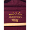 Polo Ralph Lauren Hooded T Shirt XL Maroon Big Logo Jersey Hoodie Tee Preppy
