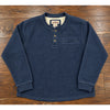 L.L.Bean Katahdin Iron Works Bonded Waffle Sherpa Fleece Henley Shirt Men's M