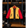 Jeff Hamilton Peoria Rivermen Reversible Leather Satin Jacket M 90’s Hockey VTG