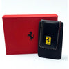 Ferrari Leather Money Clip Wallet Made In Italy W/ Presentation Box New