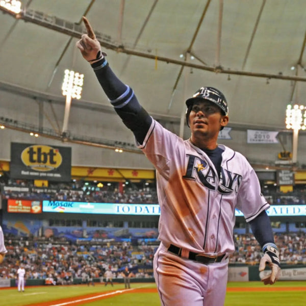 Carlos Pena Tampa Bay Rays Autographed ROML Baseball MLB